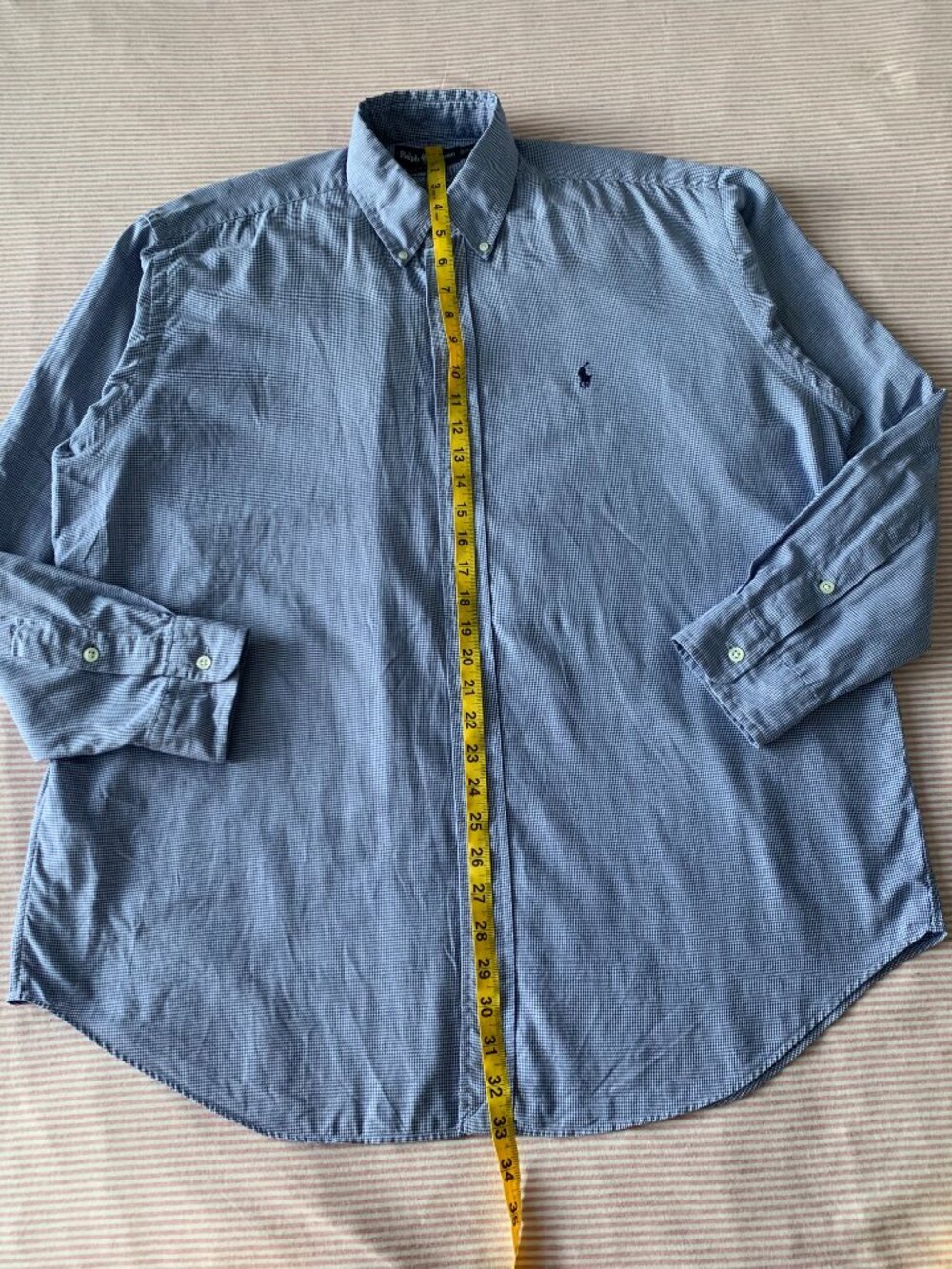 Ralph Lauren Blake 100% Cotton Button Down Long Sleeve Shirt Men's Size L - Picture 5 of 11